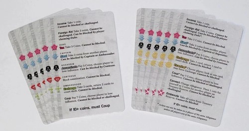 Coup Reformation 2nd Edition Expansion Card Game - Fast & FREE Shipping - Picture 4 of 4
