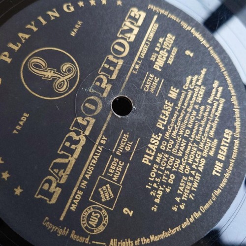 The Beatles Please Please Me Mono LP Gold Label Parlophone AU 1963 Rare 7754AK - Picture 11 of 18