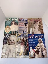 Vintage National Doll World Magazines-6 Issues 1988 Edition Bi-monthly Full Year