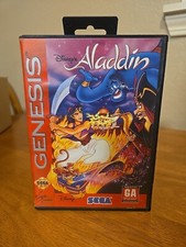 Disney's Aladdin Sega Genesis, 1993 Cart And Box Only