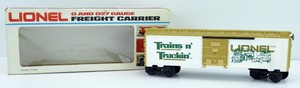 Lionel-Trains-N-Truckin-Box-Car-Freight-Carrier-6-7803-O-O27-Blt-1-77-w-Box
