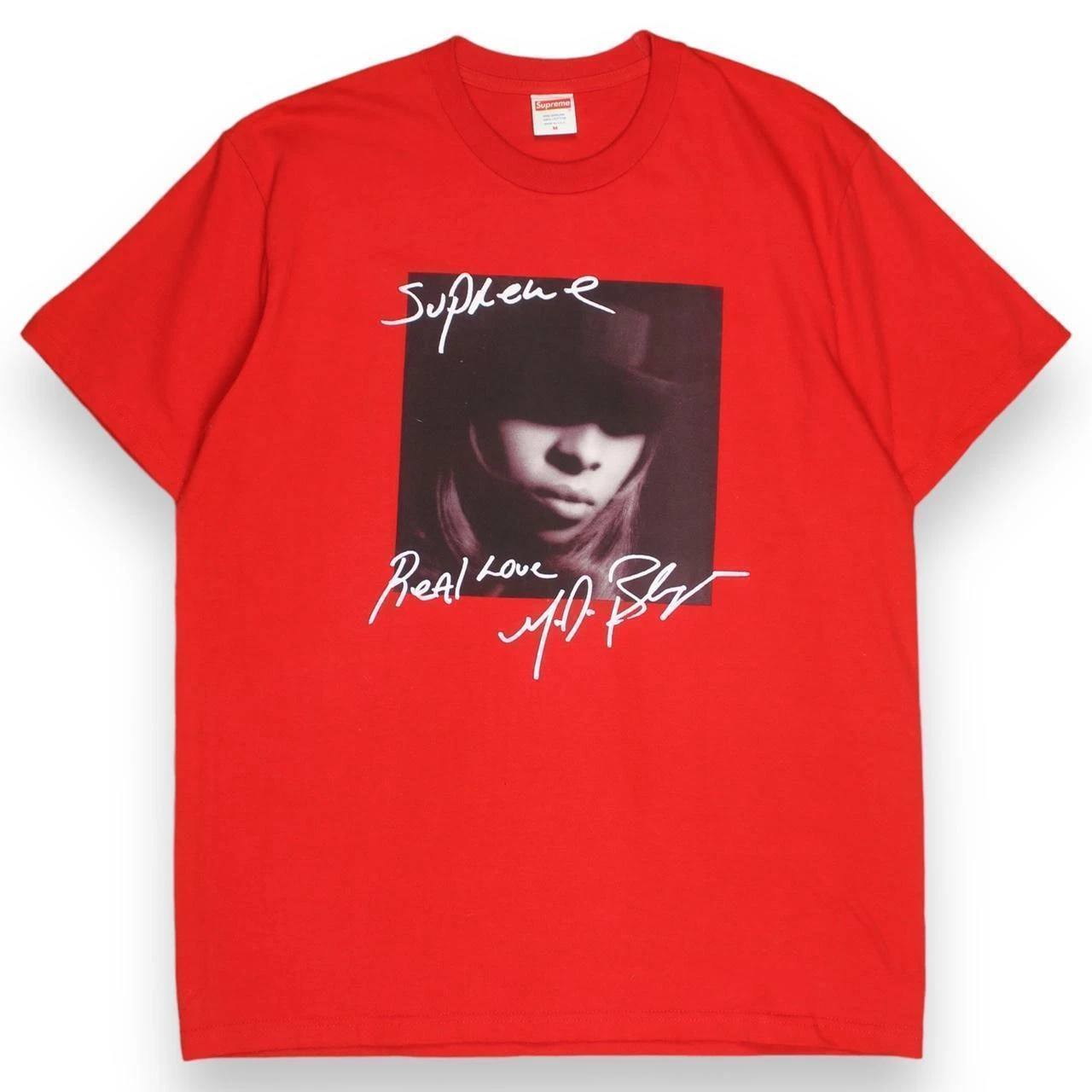 T shirt Supreme Mary J. Blige taille M rouge