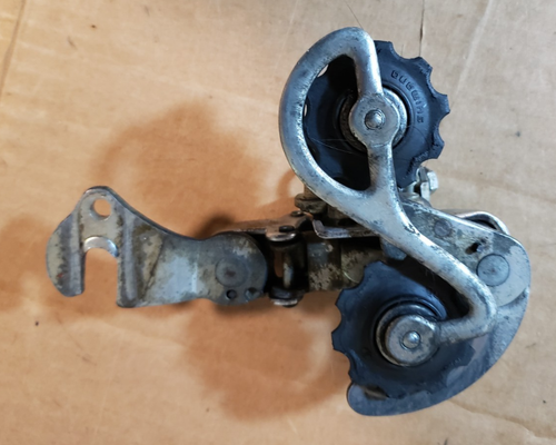 Shimano Positron II Rear Derailleur Silver Medium Reach 5/6 Speed USED - Picture 3 of 4