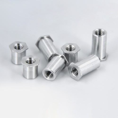 SOA-M3 Aluminum Pressure Riveting Nuts Stud Through Hole Hexagon Head Rivnut - Picture 9 of 19