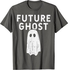Future Ghost Funny Happy Halloween Costume Boo Unisex T-Shirt