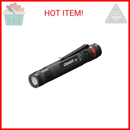 Coast G19 54 Lumen LED Penlight with Adjustable Pocket Clip, Black - Picture 1 of 2