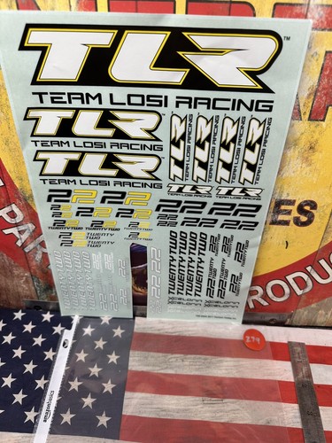 TEAM LOSI 22 Aufkleberblatt: 2011 Herizon Hobby Inc.