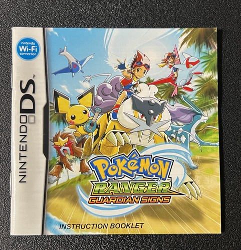 Pokemon Ranger Guardians Nintendo DS Anleitung Booklet Spielanleitung nur Beilage