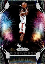 Kyle Lowry 2019-20 Panini Prizm Fireworks #19 Raptors