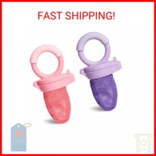 Munchkin  Fresh Food Feeder, Coral/Purple, 2 count Pack of 1 