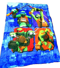 Nickelodeon Teenage Mutant Ninja Turtles Twin Size Comforter 2014 Bedding blue