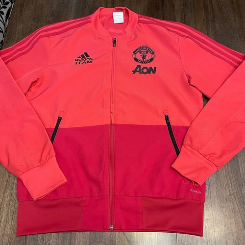 Adidas Manchester United Zip Up Jacket Lightweight - Picture 5 of 10