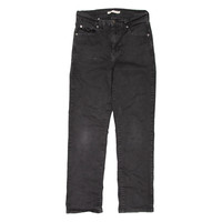 LEVI'S 724 Womens Jeans Black Regular Straight W29 L28