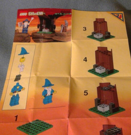 Lego Classic 6020 Magic Shop 1993 Instruction Booklet Castle and Dragon Knights