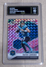 2021 Panini Mosaic #241 Trevor Lawrence Camo Pink Prizm Rookie RC GMA 10 Gem Mt