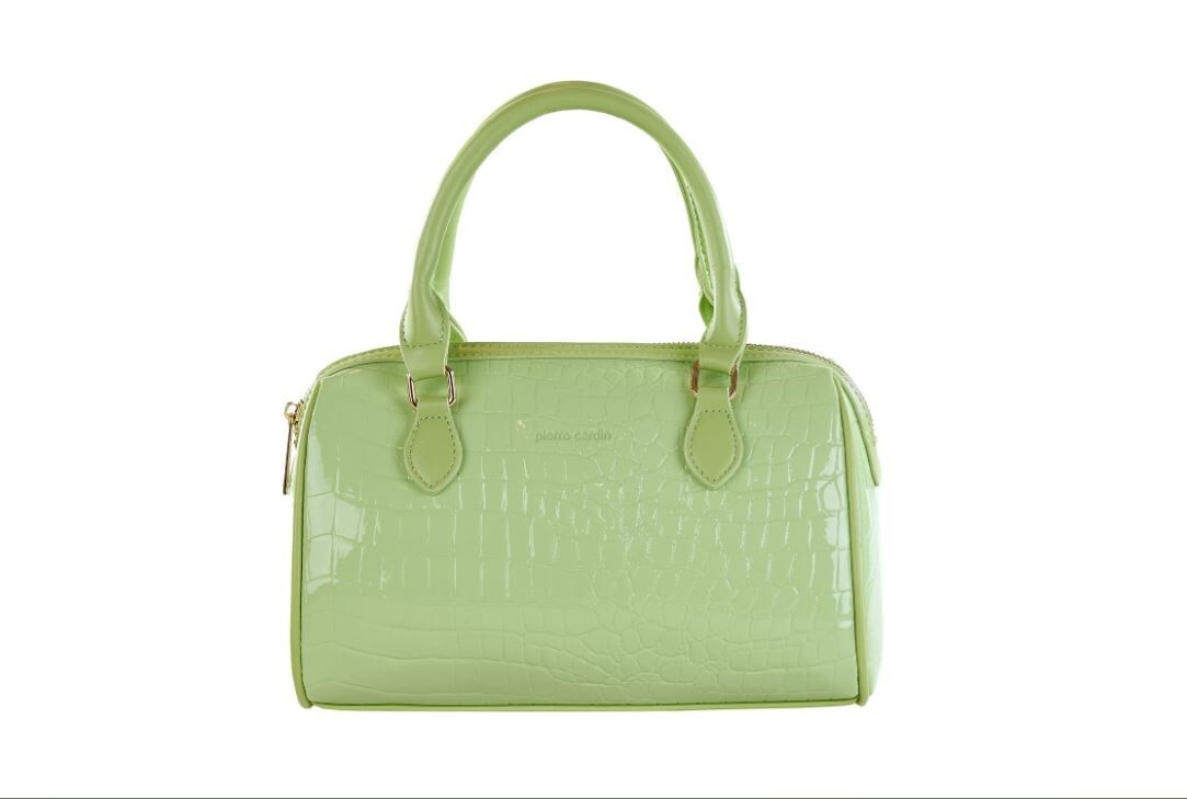 Ecopelle Borsa Bauletto Morbido Verde Donna Pierre Cardin