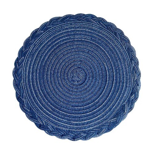 4PCS Round Table Mat Woven Placemats Heat Insulation Mat Dining Table Party Home - Picture 26 of 27