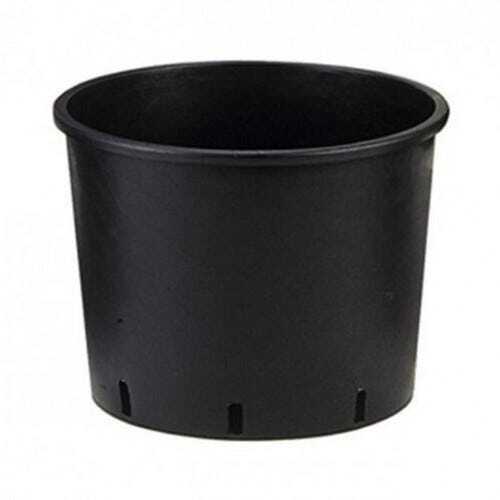 Tiesto / Maceta / Cubeta / Contenedor redondo sin asas - Negro...