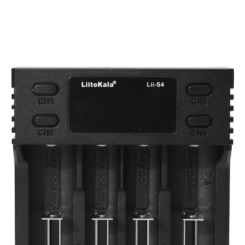 Lithium USB Smart Batterie Ladegerät 4 Slot LCD Display für 16340/1865/14500/AA/AAA - Bild 9 von 9