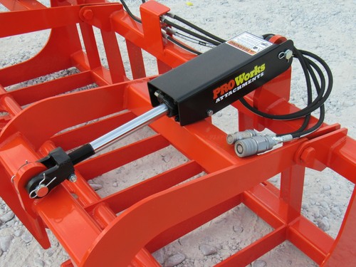 72" Dual Cylinder Root Grapple Bucket Attachments Fits Kubota Tractor Loader - Picture 10 of 11