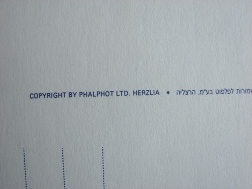 Vintage Postcard Wiznitz Central Synagogue Bnei Brak Israel Palphot Ltd. - Bild 3 von 3