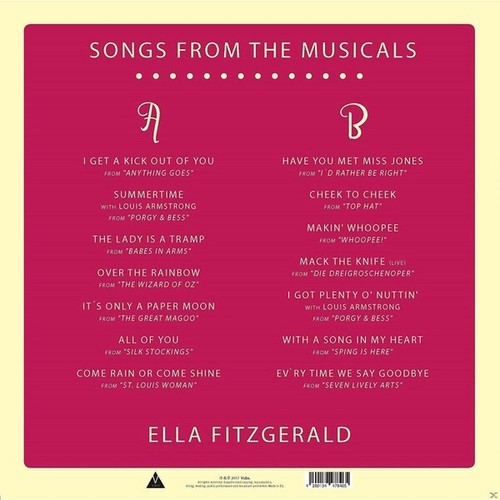 Ella Fitzgerald Songs From The Musicals Vinyl, LP, Compilation, Limited Edition - Picture 2 of 2
