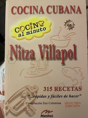 #ad COCINA AL MINUTO COCINA CUBANA NITZA VILLAPOL COMPILACIONES SISI COLOMINA $51.99