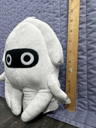 Nintendo Mario Kart Blooper Inchiostro Calamari Peluche 10" Peluche Bianco Occhi Neri - Foto 2 di 12