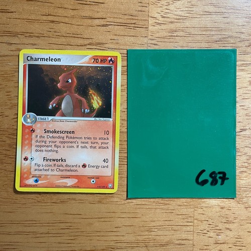 🔥 Charmeleon 110/109 EX Team Rocket Returns Pokemon TCG HOLO Foil English Swirl