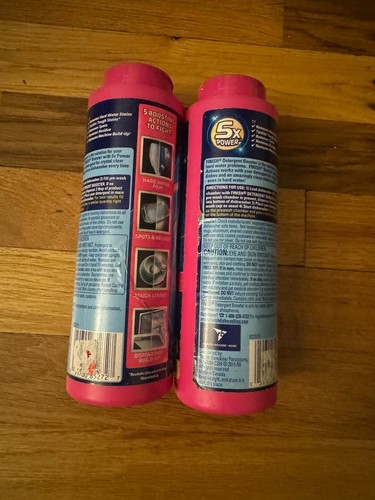 NEW 2 Finish Hard Water Booster Powder Lemon Sparkle 14 Oz Each - Picture 3 of 4