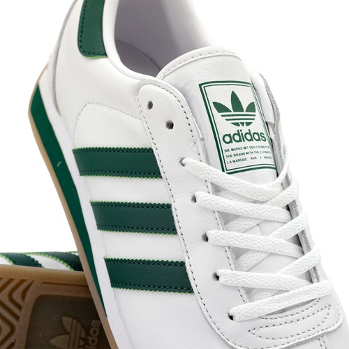 Adidas Originals Country II White Collegiate Green Men's Shoes IG4551 Leather - Picture 2 of 5
