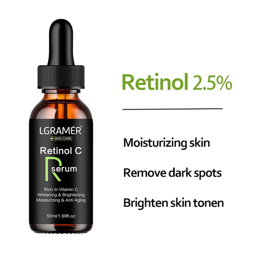 Retinol Aging Removes Wrinkles Serum Pore Shrinking Serum Whitening Moisturizing - Picture 2 of 8