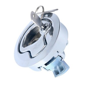 Chrome-2-Inch-Flush-Pull-Slam-Latch-for-Boat-Hatch-1-4-Inch-Door-Locking-Style