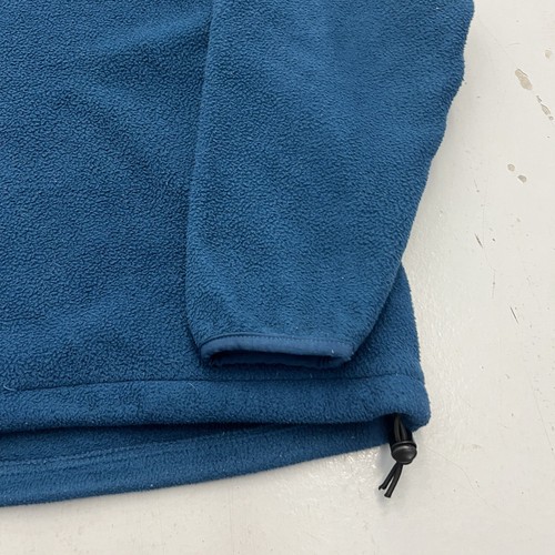 VTG 90s LL Bean Snap Down Blue Pullover Sweatshirt Sweater Jacket Womens Size XL - Picture 6 of 13