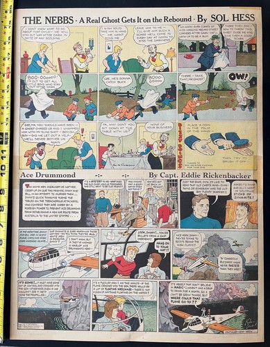 SNOW WHITE Sunday #4- Full Page - Jan 23, 1938 - MICKEY MOUSE - Extremely RARE - Picture 3 of 3