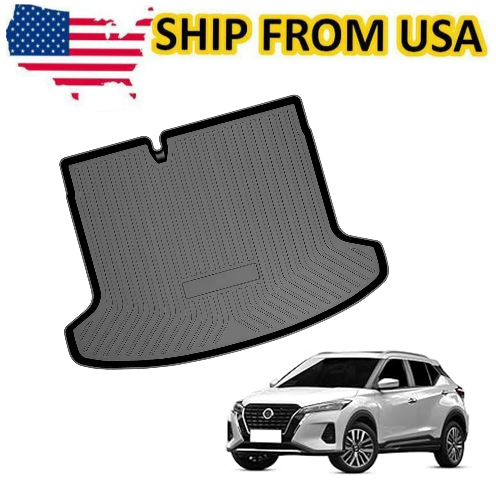 for 2018-2022 2023 Nissan Kicks Rear Cargo Trunk Tray Boot Liner Floor Mat TPO