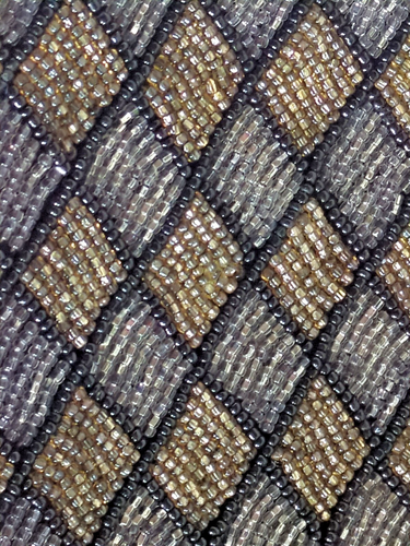 Vintage Neiman Marcus Black and Gold Beaded Clutch Purse Lined - Picture 3 of 7