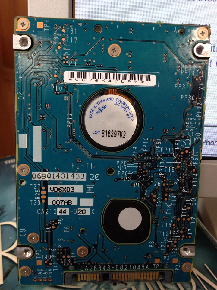 FUJITSU MHV2160BT, 160GB SATA, 4200RPM, REV 1.00 - Image 2 of 2