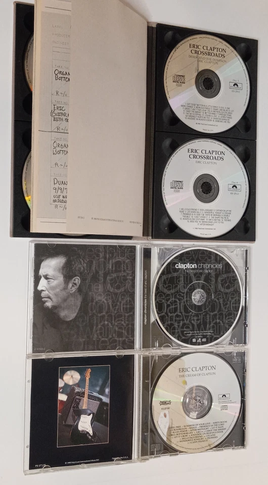 Eric Clapton CD Collection: 6 Classic Albums & Crossroads Box Set (Cover Damage) - Image 4 of 4