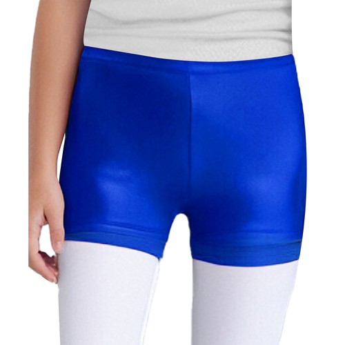 Kinder Shorts Basic Hotpants Metallisch Boyshorts Yoga Bottoms Beute Tanzshorts - Picture 13 of 51