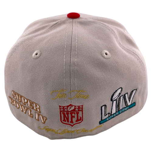 Cappello Berretto New Era Kansas City Chiefs NFL World Class Letterman 59Fifty Fitted - Foto 3 di 8