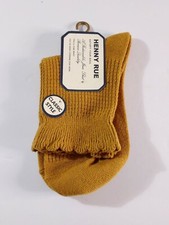 Henny Rue Classic Style Ruffle Top Womans Socks