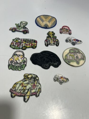 Lot Of NOS Kalen Volkswagen patches Aliens Flower Power Hippie Frogs VW Beetle - Picture 9 of 10
