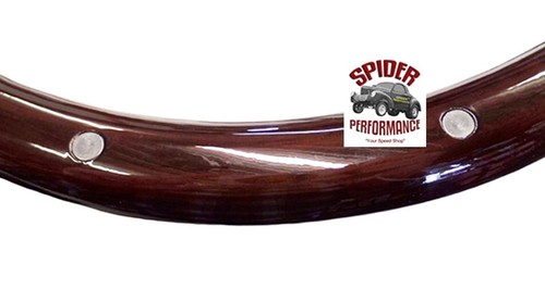 1970-1976 Dodge wood steering wheel MOPAR 15" MUSCLE CAR MAHOGANY - Picture 7 of 10
