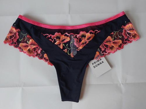 Prima Donna Luxus Tanga/String DEVDAHA Gr. 40 Dunkelblau NP€60 - Bild 5 von 8