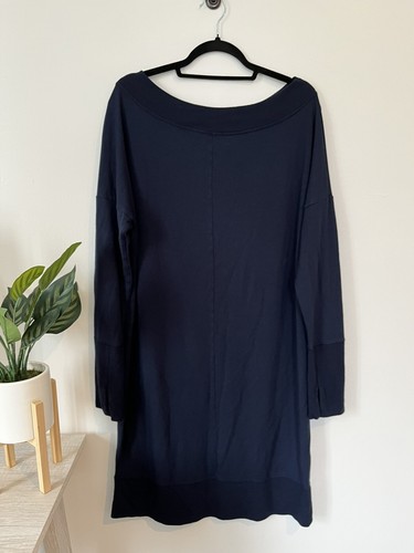 athleta studio cinch sweatshirt dress