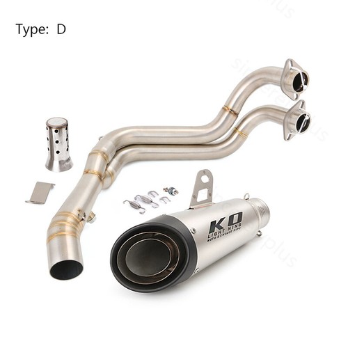 Silenciador de tubo delantero sistema de escape Tracer 7 para Yamaha YZF-R7 2021-2025 MT07 FZ07 - Imagen 14 de 16