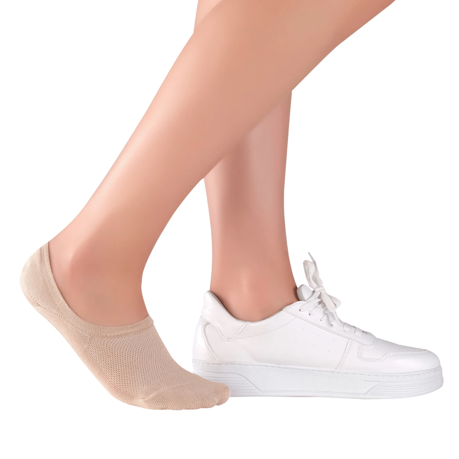 ELYFER 4 Pairs Womens Bamboo Socks No Show