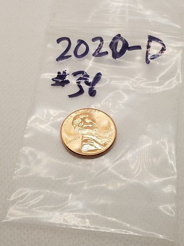 2020-D U.S. Lincoln Shield Penny Cent 1c - BU #34 - ***PIÈCE EXACTE*** - LIVRAISON GRATUITE - Photo 10 sur 10