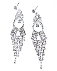 Chandelier-Earrings-Austrian-Crystal-Rhinestone-Bridal-Pageant-Prom-4-5-inches